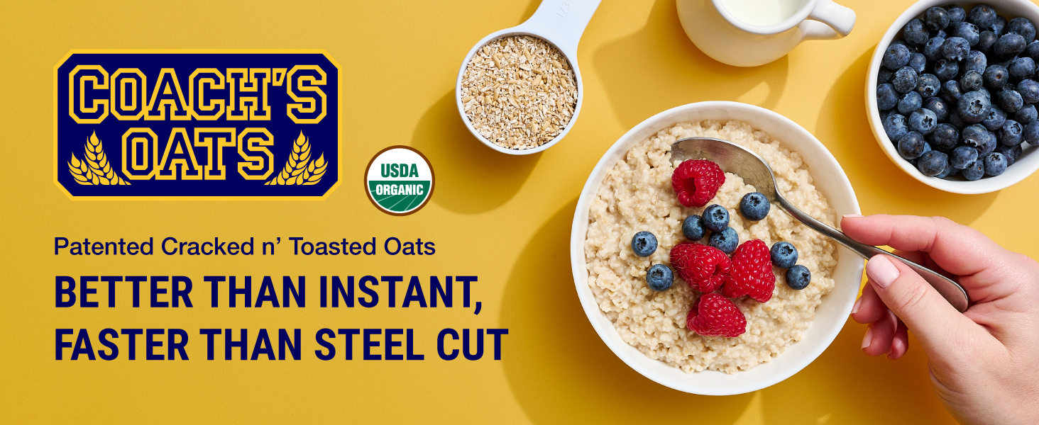 Coach's Oats banner